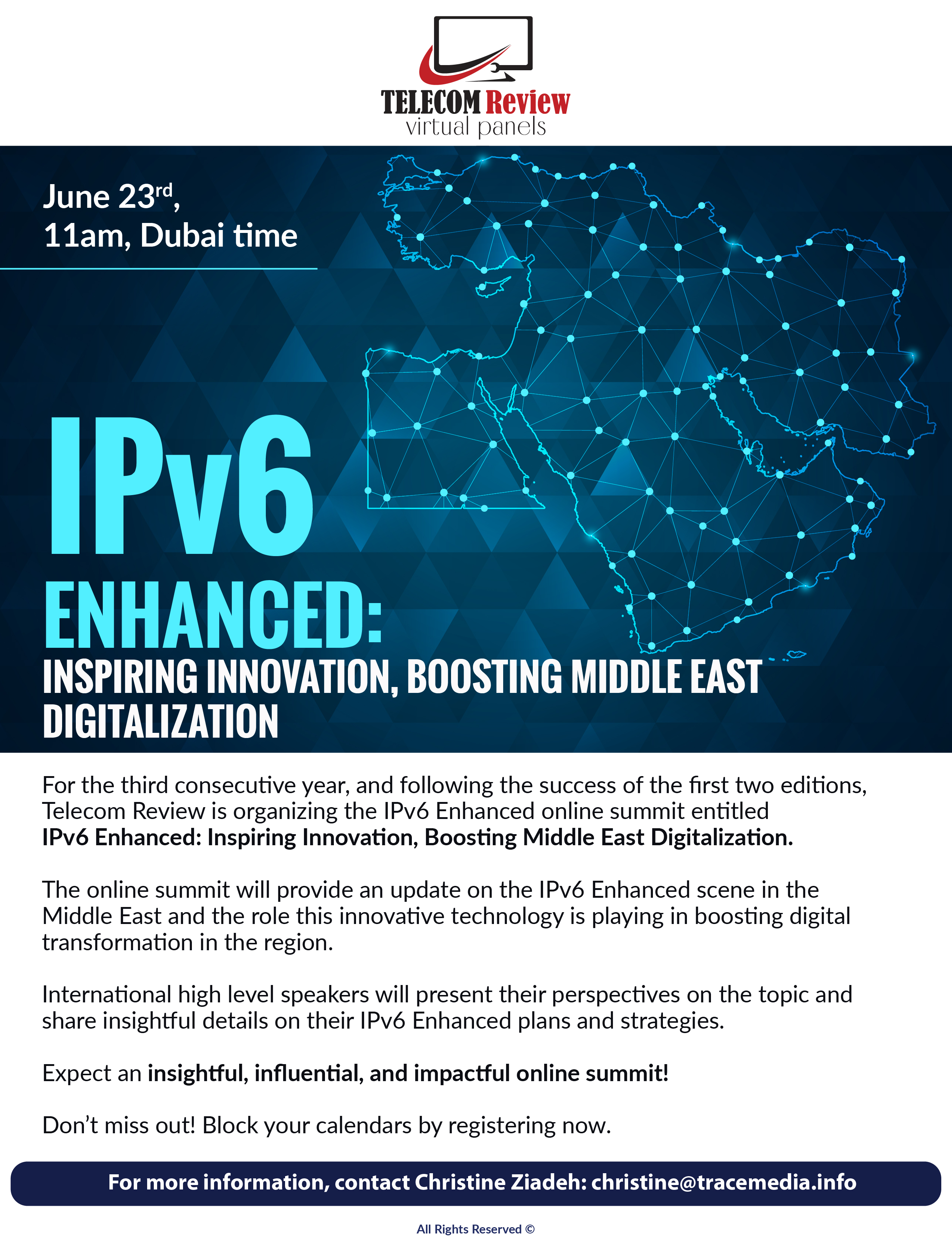 IPv6 Enhanced: Inspiring Innovation, Boosting Middle East Digitalization